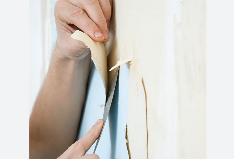 Paint over wallpaper